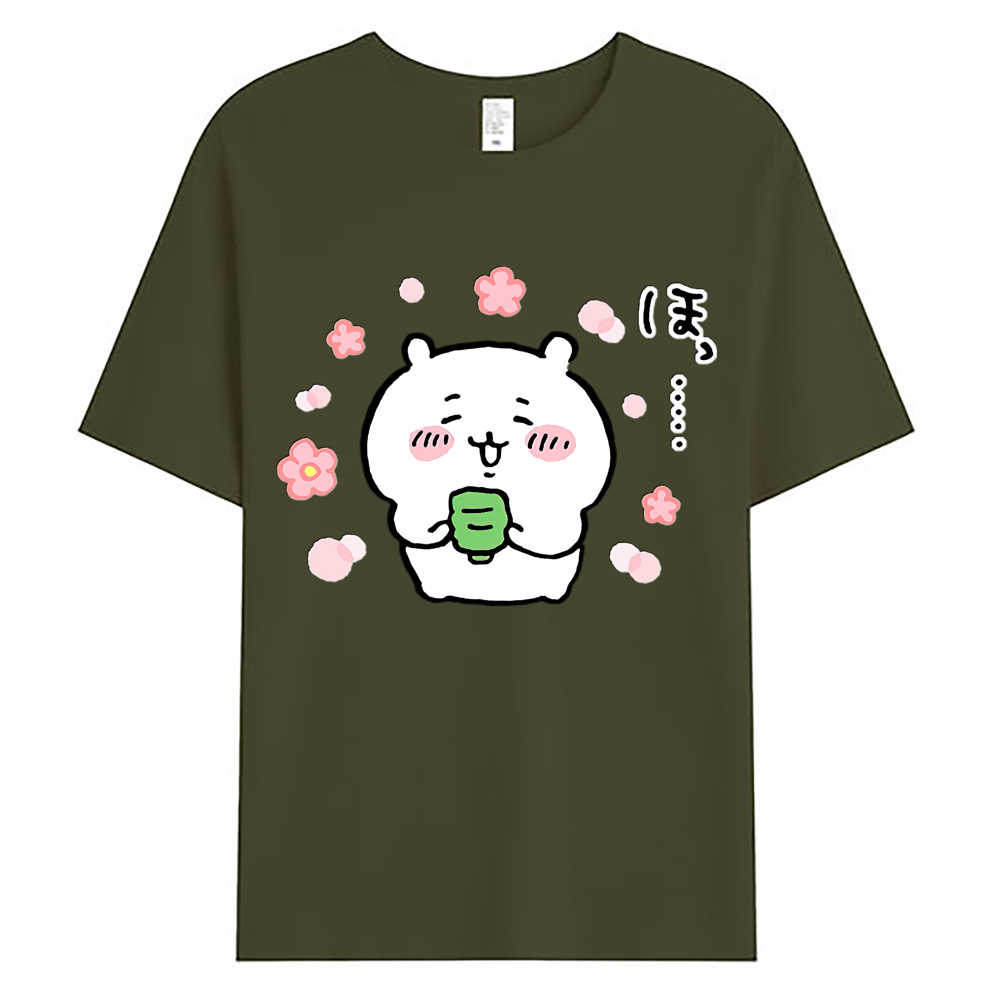 （画像用） ちいかわ ちいかわ Chii-kawa chiikawa 綿100％ メンズ半袖Tシャツ｜肌触りやわらか＆通気性